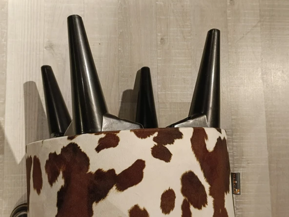 MERCAN MOBİLYA LEOPAR DESENLİ PUF BENCH - 6