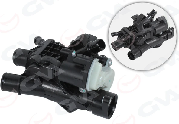 GVA 5143251 TERMOSTAT VE GÖVDESİ KOMPLE PSA 3008 I 2.0 HDi 09-16 PSA 308 II 2.0 BlueHDi 13- 9804160380 ürün görseli 1