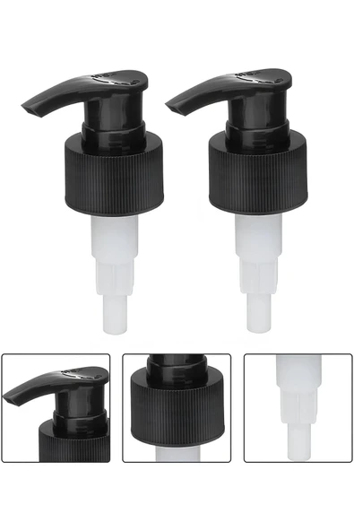 64'lü Yedek Sıvı Sabunluk Pompası | Şampuan, Duş Jeli ve Losyon Şişeleri İçin Başlık Kapak - 8