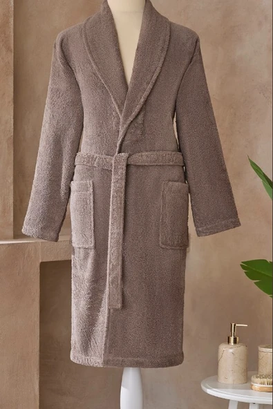 Özdilek Colourist Toprak S/M Beden Şalyaka Tek Bornoz - 2