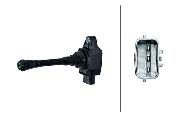 HELLA 5DA358168721 ATEŞLEME BOBİNİ 12V 3-KUTUPLU RENAULT HMLGT9501R-224330437R ürün görseli 1