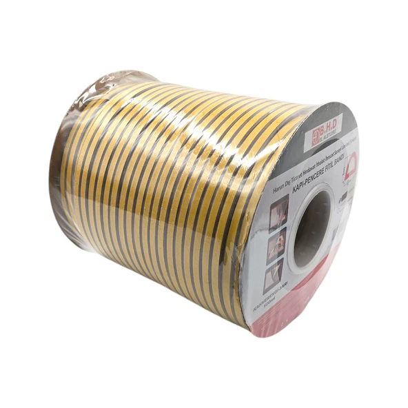 Fixonic B.H.D BHD00480 100mt Kapı ve Pencere Fitil Bandı Kahverengi Kauçuk ürün görseli 1