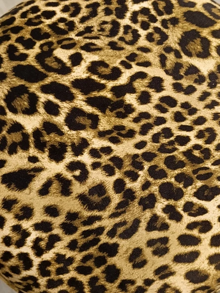 MERCAN MOBİLYA LEOPAR DESENLİ PUF BENCH - 4