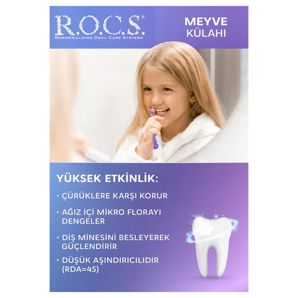 R.o.c.s Kids 3-7 Yaş Meyve Külahı Diş Macunu 45g - 3