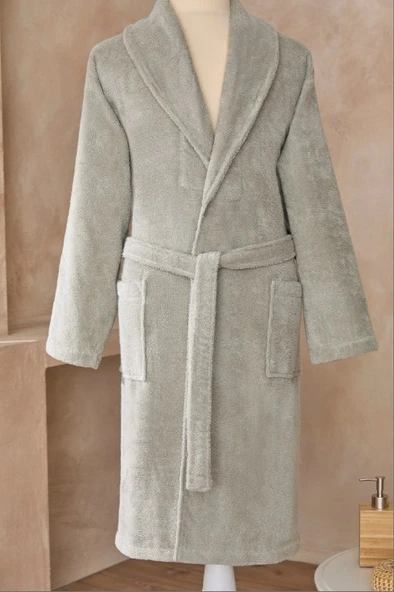 Özdilek Woven Yeşil L Beden Şalyaka Tek Bornoz - 2