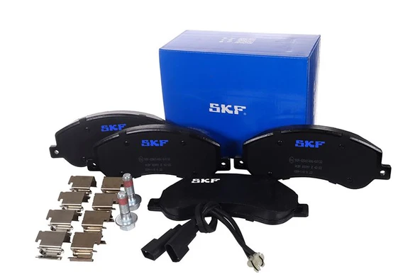 SKF VKBP80091E ON FREN BALATASI TRANSIT V348 11>14 A.CEKER VW AMAROK 2.0TDI 10> AKSESUARLI IKAZ FISI CIVATA YAY 6C112K021B9A-1371402-2H0698151 ürün görseli 1