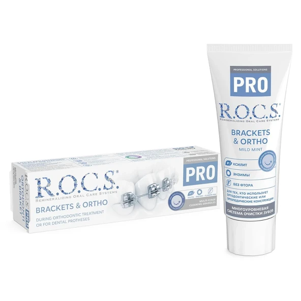 R.o.c.s Pro Ortho&Brackets Ortodonti Diş Macunu 74gr - 7