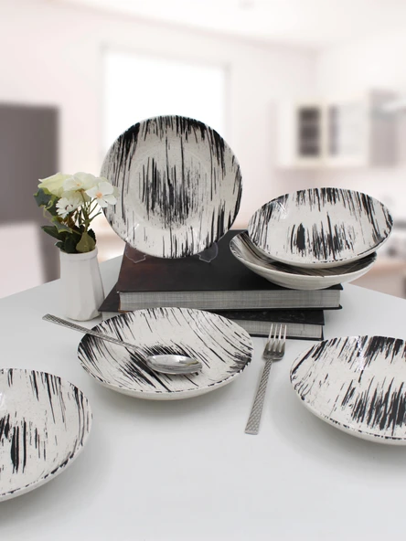 Anka 20 Cm Seramik Yemek Tabağı 6 Adet - Resim 2