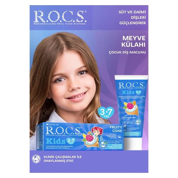 R.o.c.s Kids 3-7 Yaş Meyve Külahı Diş Macunu 45g