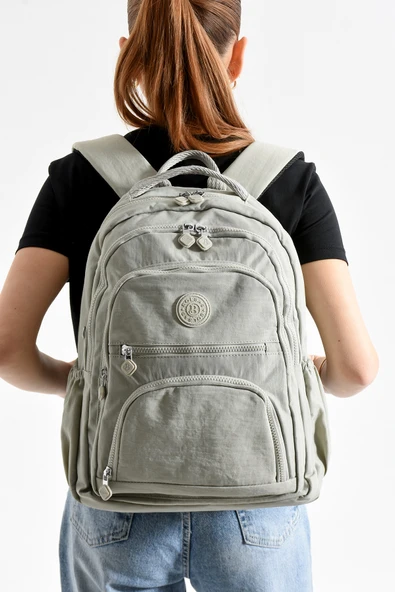 Bolsas Kadın Okul Sırt Çanta Gri 1087 - Resim 2