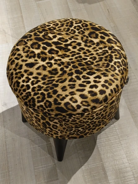 MERCAN MOBİLYA LEOPAR DESENLİ PUF BENCH - 2