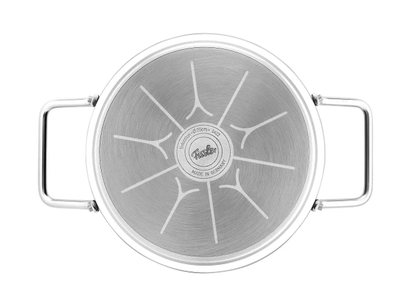 Fissler Adamant® Cam Kapaklı Sığ Tencere - 24 cm - Resim 4