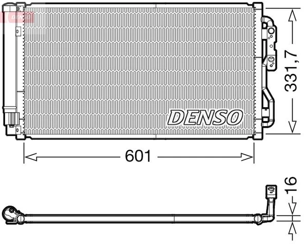 DENSO DCN05033 KLIMA RADYATORU BMW F20 F30 F32 F33 F34 F36 i3 F22 64506804722 ürün görseli