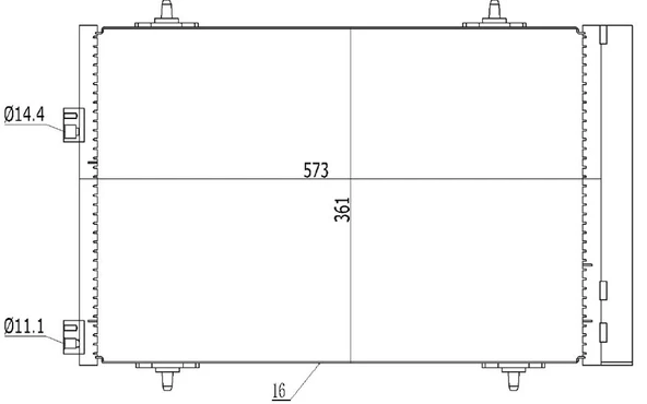 ORIS CPE756016 KLİMA KONDENSERİ RADYATÖRÜ PEUGEOT P508 10> CITROEN C5 10> 1.6 HDI DV6 THP-VTI EP6 OTO.-MEK. 6455.JC-9684993080-6455.JA ürün görseli 1