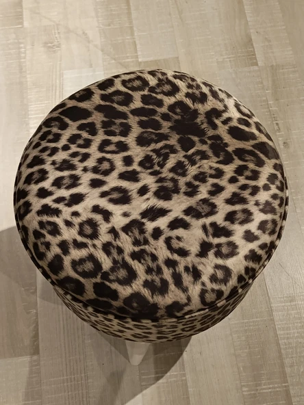 MERCAN MOBİLYA LEOPAR DESENLİ PUF BENCH - 2
