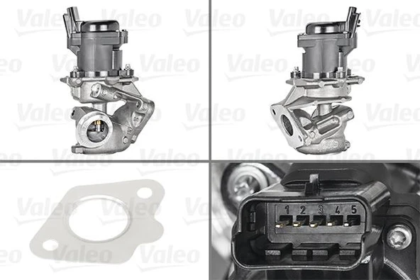 VALEO 700413 EGR VALFI P207-P206-BIPPER-C1-C2-C3-NEMO -DV4TD 1.4 HDI-TOYOTA AYGO 1.4D- FUSION 02>12 FIESTA 1.4 TDCI 02>08 EURO4 1618.PF-2S6Q9D475BD-9673258680 ürün görseli