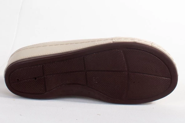 Dagoster DZA37-1816 Bej Günlük Ortopedik Kadın Terlik - Resim 4