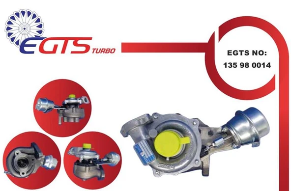 GTS 135980014 TURBO LINEA 07 > DOBLO-GRANDE PUNTO 05 > PALIO-ALBEA-CORSA D 1.3 DMTJ-JTD 85 / 90 BG 55198317-71789039-93189317 ürün görseli