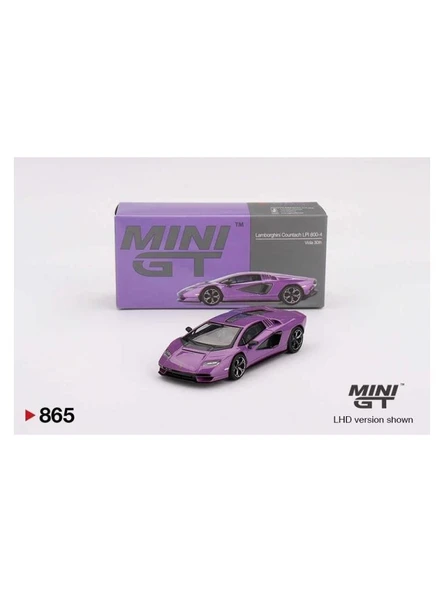 Mini GT 1/64 Lamborghini Countach LPI 800-4 Viola 30TH 865 ürün görseli 1