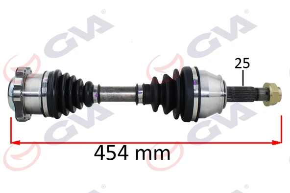 GVA 4421021 KOMPLE AKS SOL PALIO-ALBEA 1.3 MTJ 03-07 454mm 46801690 ürün görseli 1