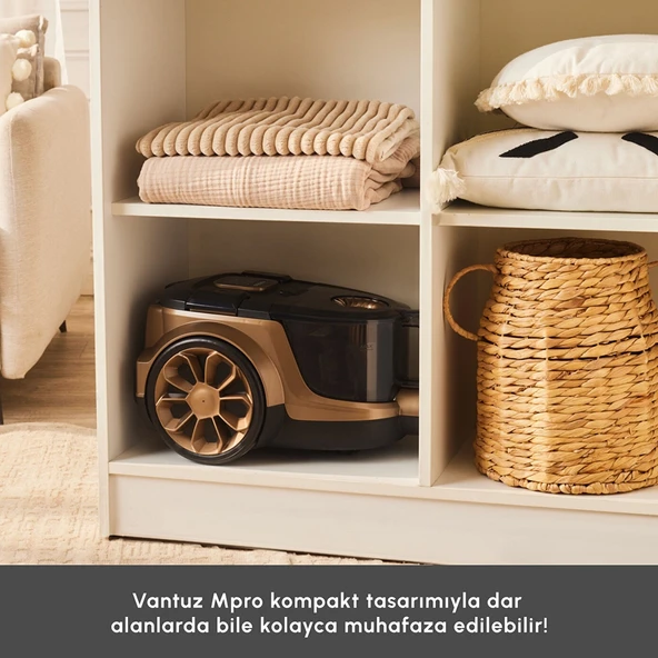 Karaca Vantuz Mpro Elektrikli Süpürge Walnut Brown - Resim 11