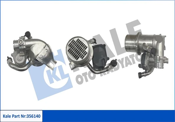 KALE 356140 EGR MODÜL A3-Q3-TT-LEON-ATECA-OCTAVIA IV-SUPERB III-GOLF 7-PASSAT-SHARAN-TIGUAN 1.6/2.0TDI 12> 04L131512BH-04L131512BQ-04L131512D ürün görseli