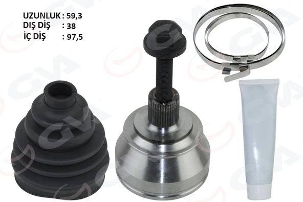 GVA 4475292K AKS KAFASI DIŞ A6 2.0 TDİ 05- BLB-BRE 2.0 TDİ 4F0498099A-4E0407305D ürün görseli 1