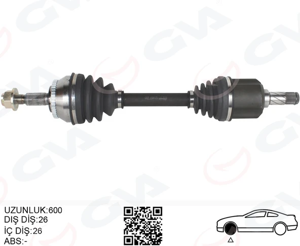 GVA 4499175 KOMPLE AKS SOL V40 I 2.0 T 00>03 S40 I 2.0 T 97>03 OTOMATİK ŞANZIMAN 8251542-8602189 ürün görseli 1