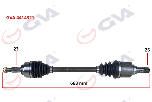 GVA 4414321 KOMPLE AKS SOL CLIO IV 1.5 DCI 12- 75-90HP 391010115R ürün görseli