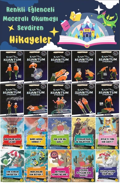 3.Sınıf Renkli Eğlenceli Maceralı Okumayı Sevdiren Hikayeler 3 (20 Kitap) ürün görseli 1