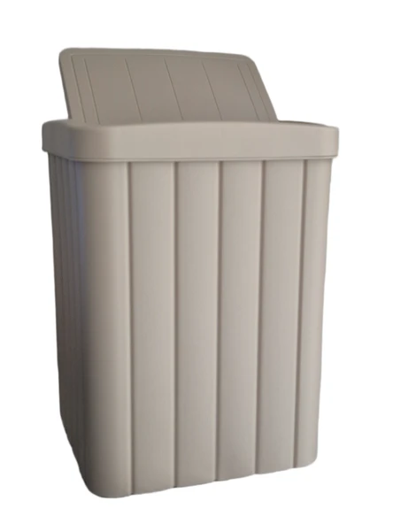 2'li Banyo Seti - 10L Pırpır Kapaklı Çöp Kovası Ve Wc Fırçalık - Resim 9