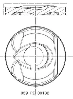 MAHLE 039PI00132002 MOTOR PİSTON SEGMAN 0.50 P207-P208-P308-P508-P2008-P3008-P5008-RZC-C4-C5-DS3-DS4 1.6 THP EP6 77.50 1613665180 ürün görseli 1