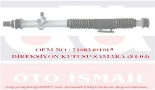 SISMAK 250310 DİREKSİYON KUTUSU MEKANİK ROT BAŞ SIZ LADA SAMARA 86-04 -VEGA 95 > 21083401015 ürün görseli