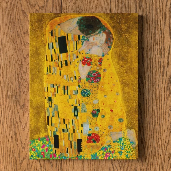 The Kiss Tablo - Gustav Klimt Tablo