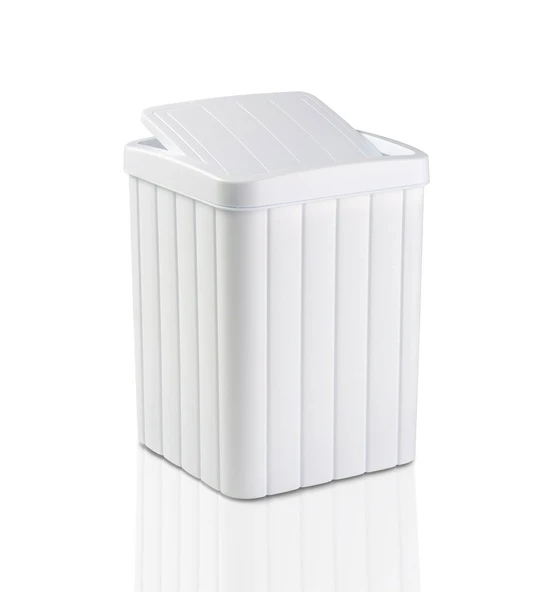 2'li Banyo Seti - 10L Pırpır Kapaklı Çöp Kovası Ve Wc Fırçalık - Resim 7