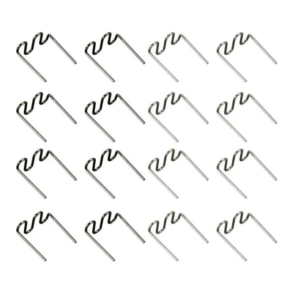 Schulzz 100 Adet 0.8mm Tampon Plastik Parça Tamir İçin Zımba Teli - 3