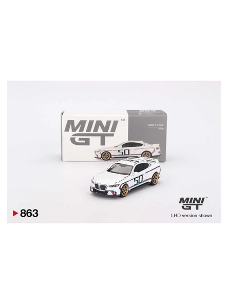 Mini GT 1/64 Bmw 3.0 Csl White 863 ürün görseli 1