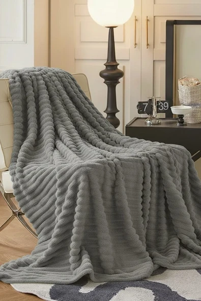 King size Fitilli Battaniye Battal Boy 240x260 cm - Resim 6