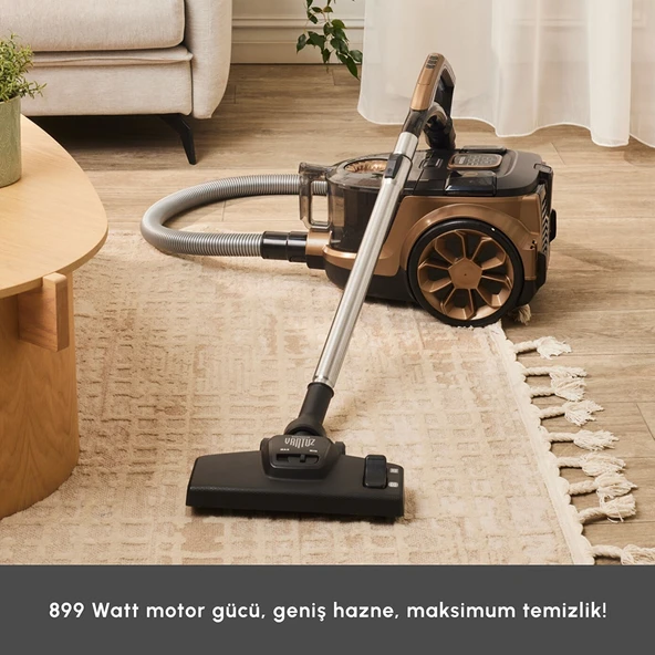 Karaca Vantuz Mpro Elektrikli Süpürge Walnut Brown - Resim 4