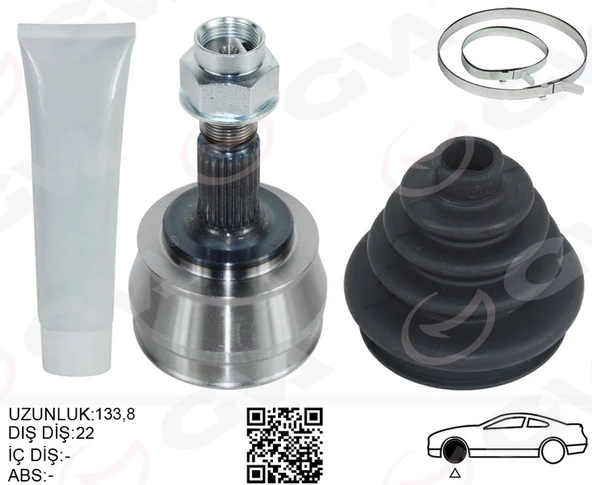 GVA 4428000K AKS KAFASI DIŞ CORSA D 06>14 COMBO D 12>14 ADAM 12>19 CORSA E 14>19 1.2-1.4 GRANDE PUNTO 22x21x51 93190193-1603315-1603411-77365996 ürün görseli 1