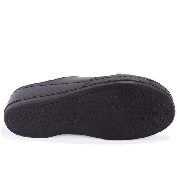 Dagoster DZA37-1802 Siyah Günlük Ortopedik Kadın Terlik - Resim 4