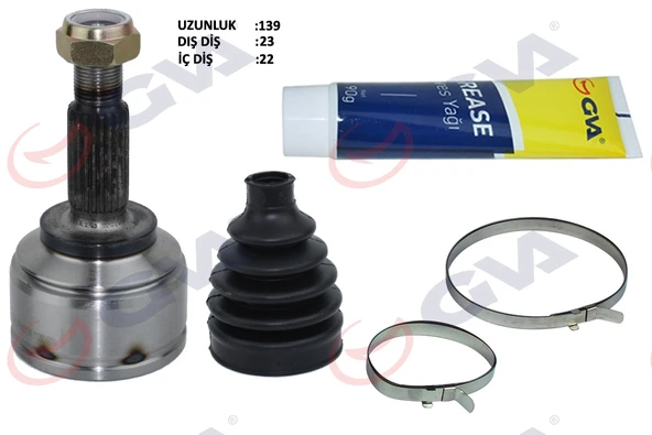 GVA 4414210K AKS KAFASI DIŞ ÖN SYMBOL-THALIA/LOGAN II/SANDERO 1.5 DCI 12- 23x22x49 143.00mm 391014946R ürün görseli 1