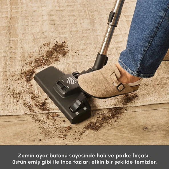 Karaca Vantuz Mpro Elektrikli Süpürge Walnut Brown - Resim 9
