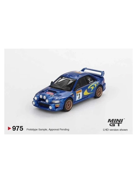 Mini GT 1/64 Subaru Impreza WRC98 1998 Rally Monte-Carlo 3rd Place 975 ürün görseli 1