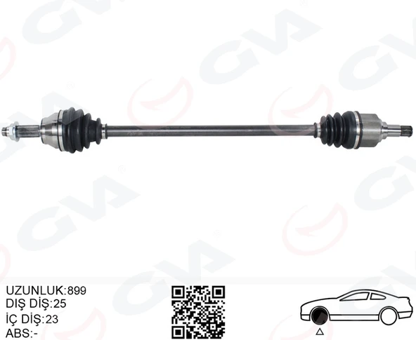 GVA 4435000 ÖN AKS KOMPLE SAĞ FORD ESCORT V- VI 1.4 - 1.8 16V- 1.8D 90>01 94AG3A427EA-1014109-5024568 ürün görseli 1