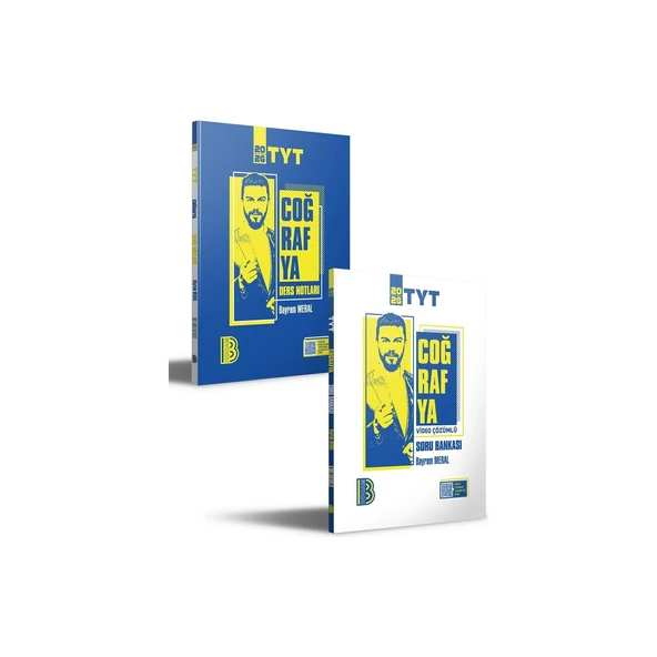 2026 Tyt Coğrafya Ders Notları ve Video Çözümlü Soru Bankası Seti Benim Hocam Yayınları