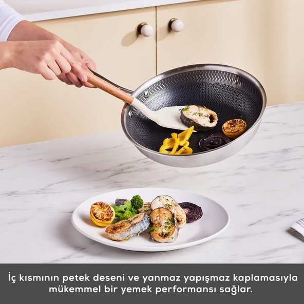 Karaca Powersteel 5Ply 316+ İndüksiyon Tabanlı 7 Parça Çelik Tencere Seti - Resim 6