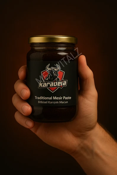 Karabela Bitkisel Karışımlı Macun 240g  Erkeklere Özel Enerji ve Güç Takviyesi - Resim 3