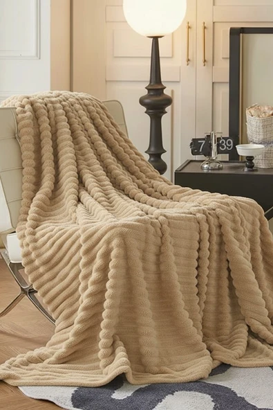 King size Fitilli Battaniye Battal Boy 240x260 cm - Resim 2