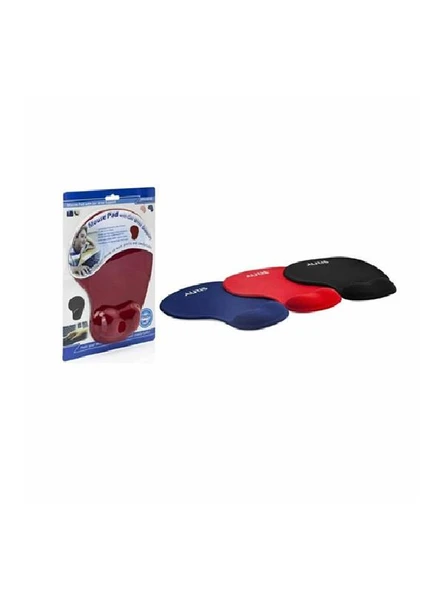 Auris Mouse Pad Bileklikli Kauçuk Kaplamalı Siyah ARS-MP02 0297